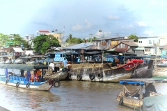 The floating markets of Can Tho.