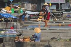 The floating markets of Can Tho.