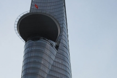 The Bitexco Financial Tower, complete with helipad.