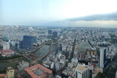 A view of Ho Chi Minh City from the Bitexco Financial Tower.